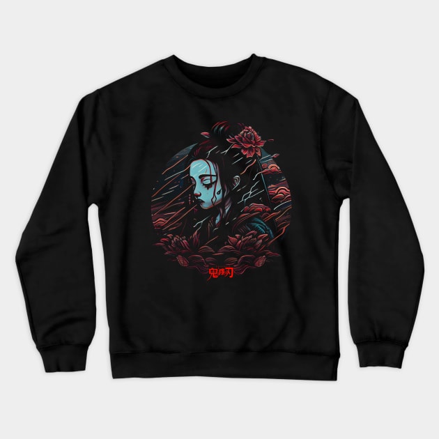 Nezuko Crewneck Sweatshirt by gblackid